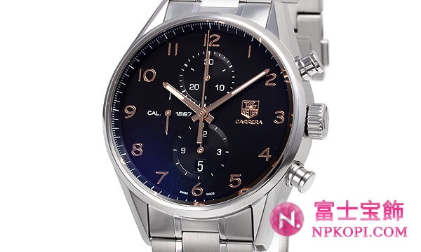 タグ・ホイヤーカレラクロノ キャリバー１８８７ ４３ｍｍ CAR2014.BA0796